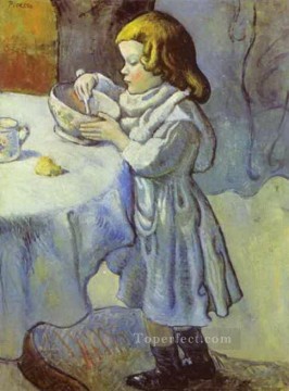 キュービズム Painting - ル・グルメ 1901 キュビスト